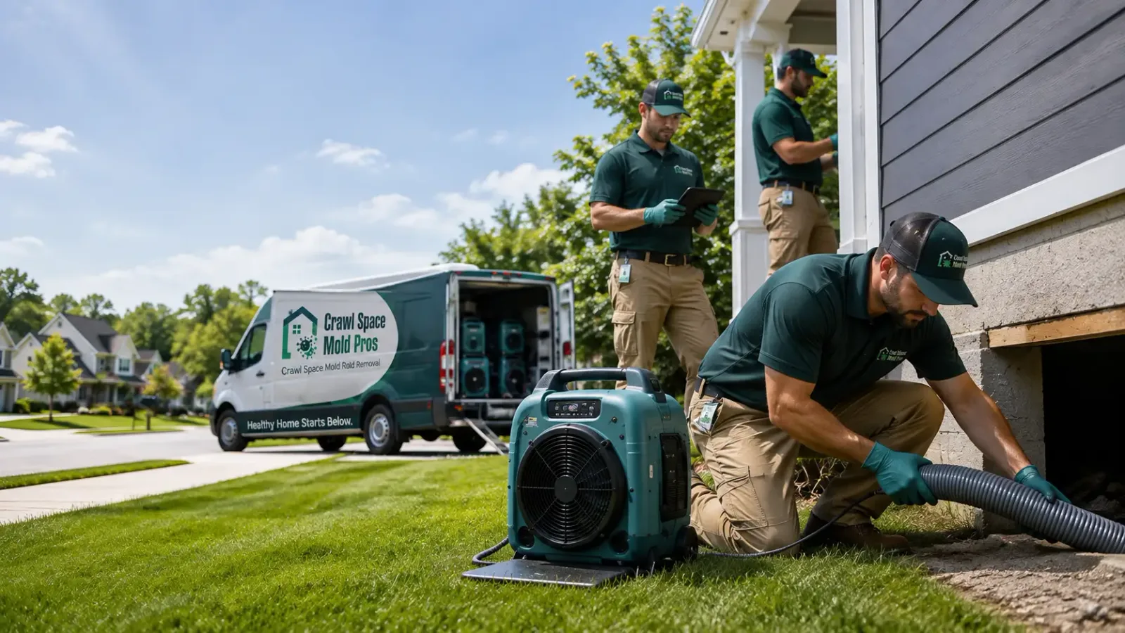 Crawl Space Mold Removal in La Mirada, CA